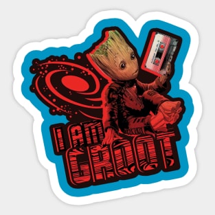 i am groot Sticker